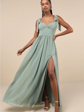 ruffle petite bridesmaid dress Ever-Pretty A-Line Chiffon Lotus Hemline Maxi Summer Formal Wedding Guest Dress